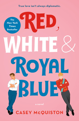 red, white and royal blue cover
